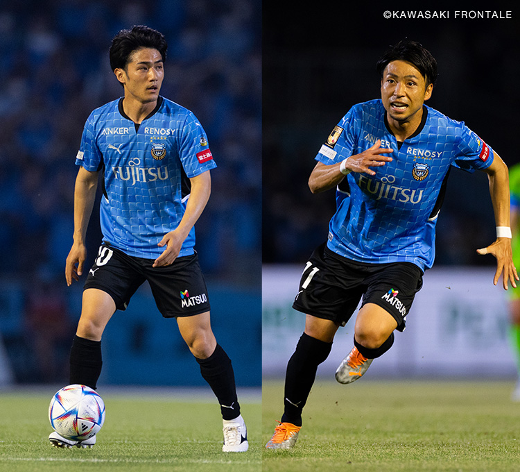 川崎フロンターレ 大島 僚太×小林 悠